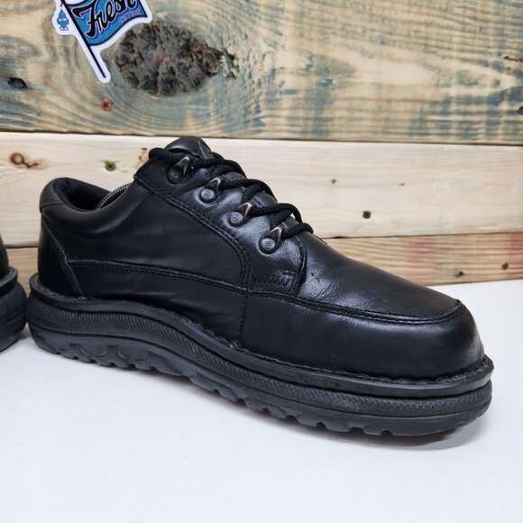 Vintage Y2k Skechers Chunky Shoes Platform Jammers Men’s Sz 9.5 Triple Black main image 10